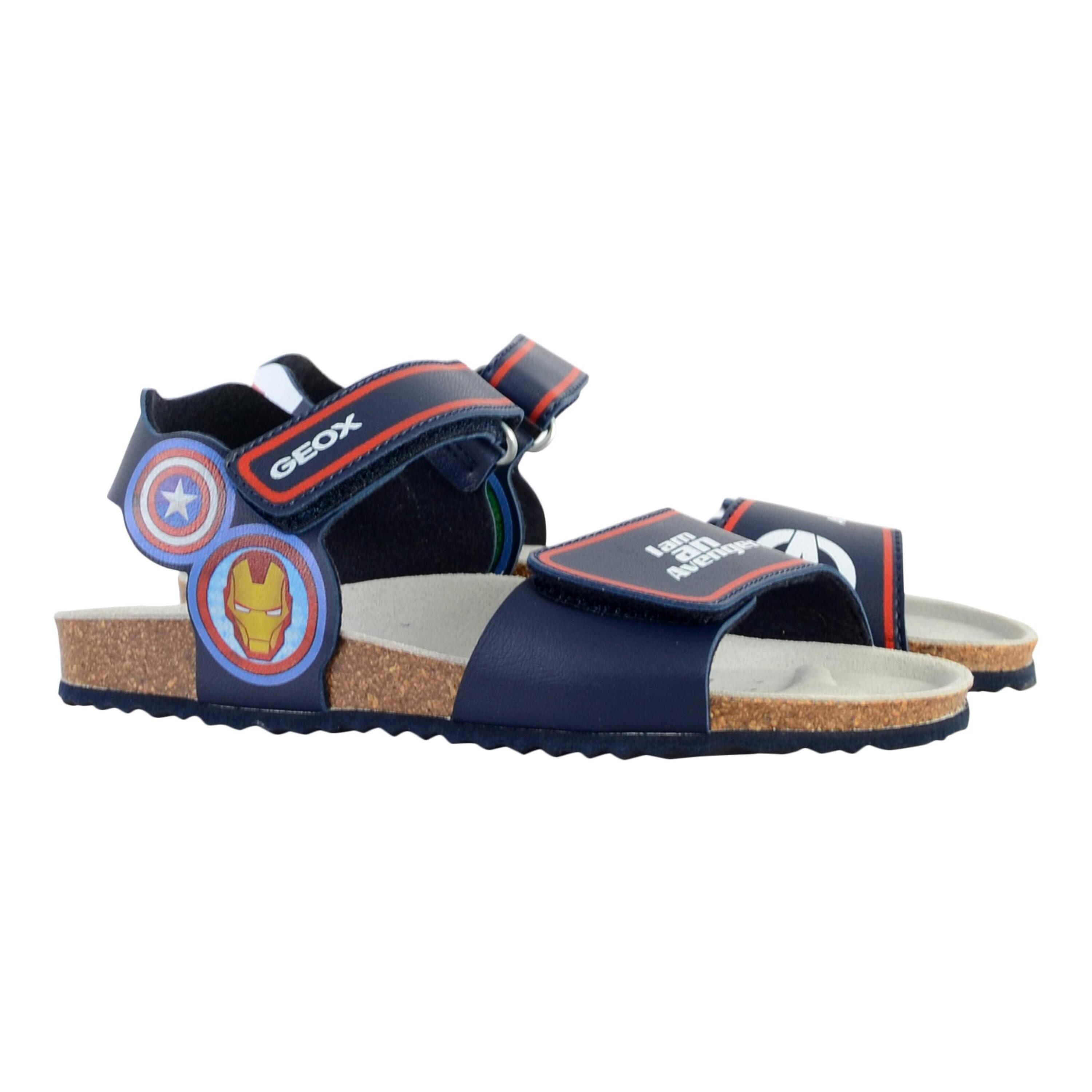 Sandały GEOX J GHITA BOY Niebieski 3/5