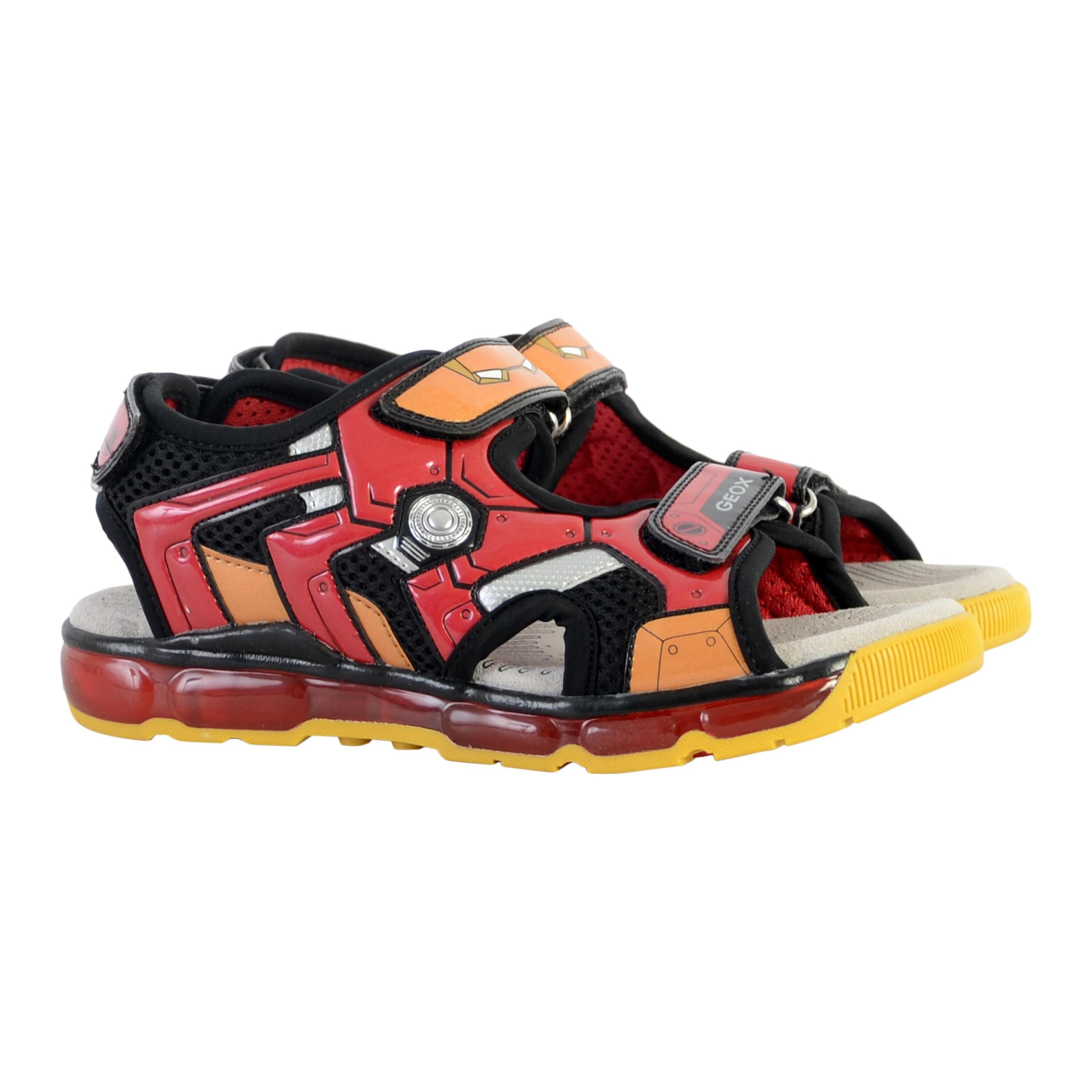 Sandalen Geox Model J Sandal Android Boy Kleur Rood 3/5