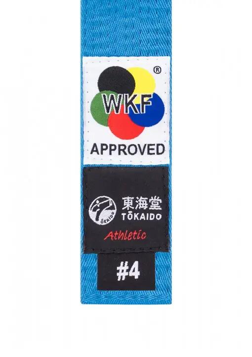 Centura Arte Martiale WKF Tokaido Albastra 2/2