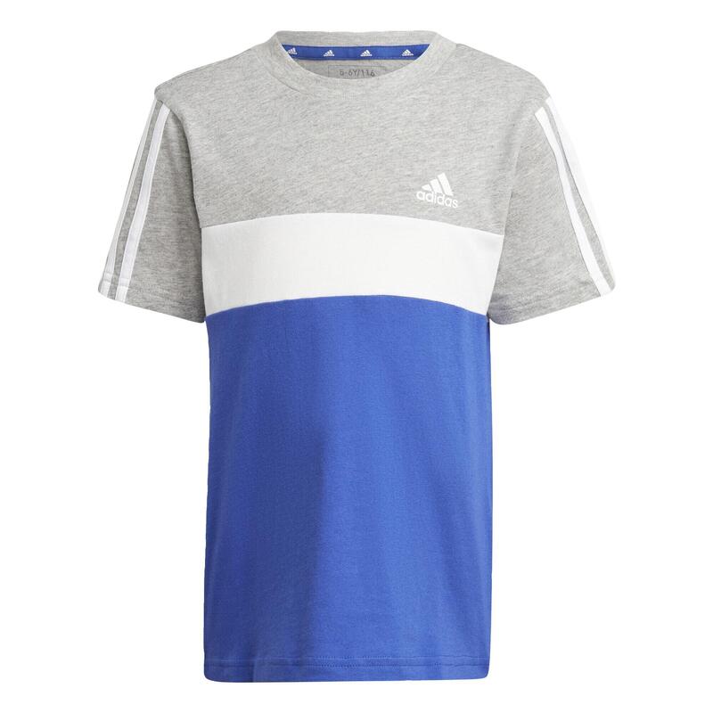 Tiberio 3-Stripes Colorblock Katoenen T-shirt Kids