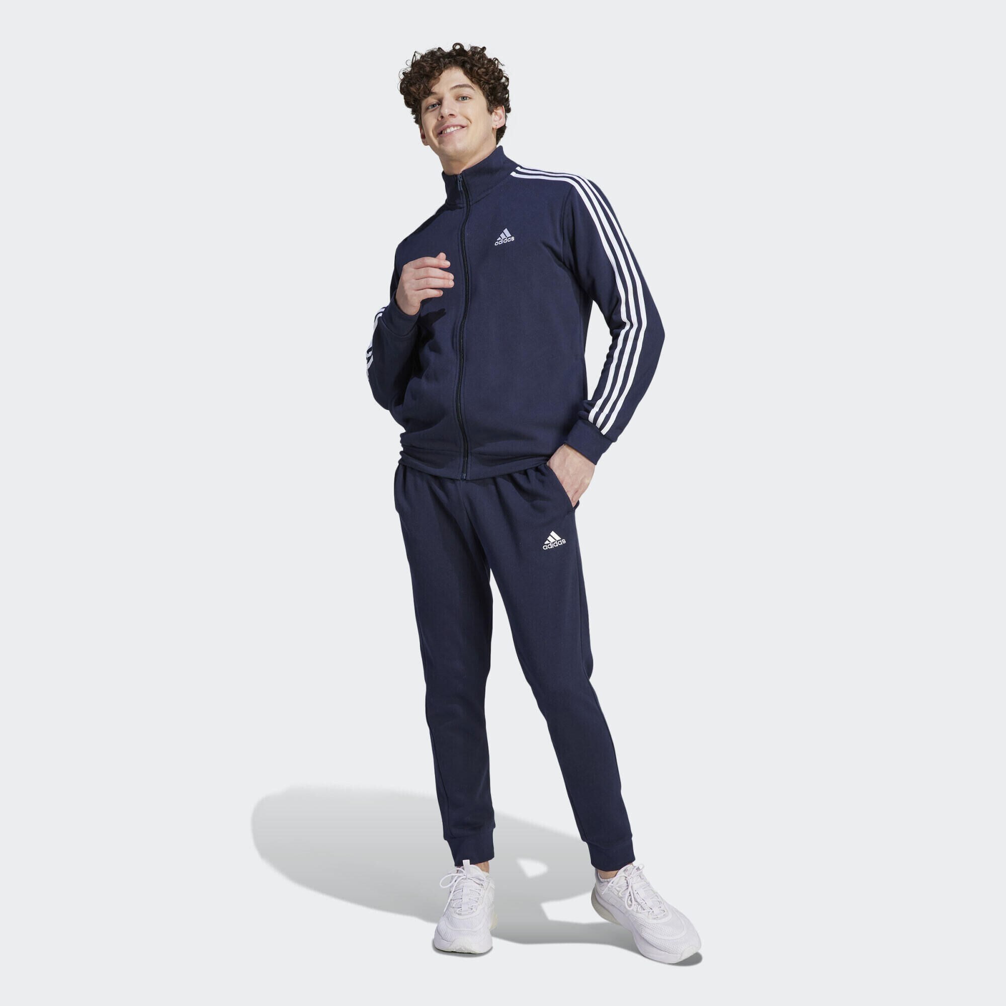 ADIDAS Basic 3-Stripes Fleece Track Suit