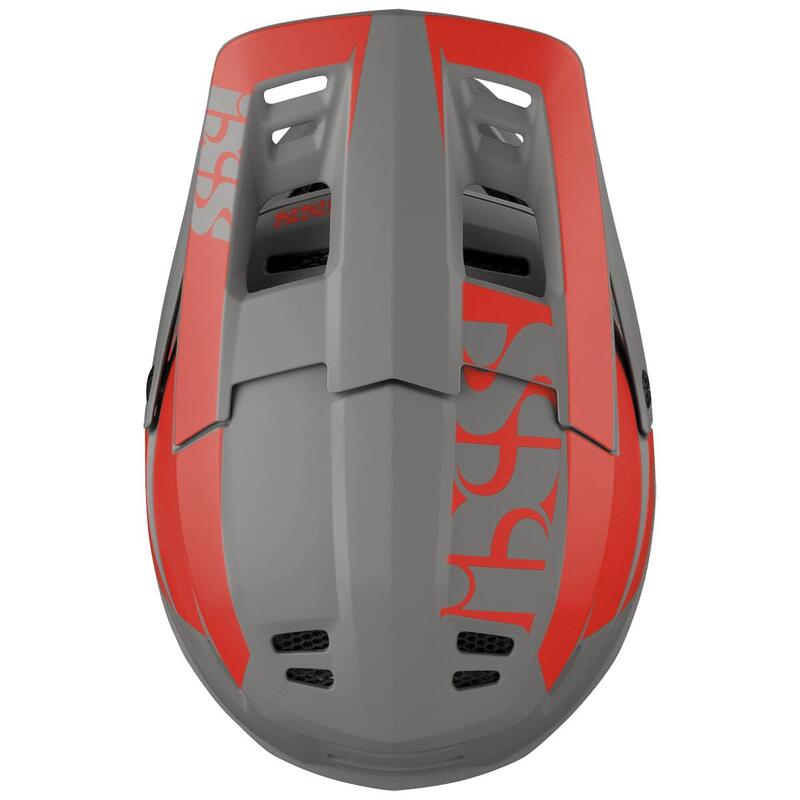 XACT Evo Fullface Helm - Rood-Grafiet