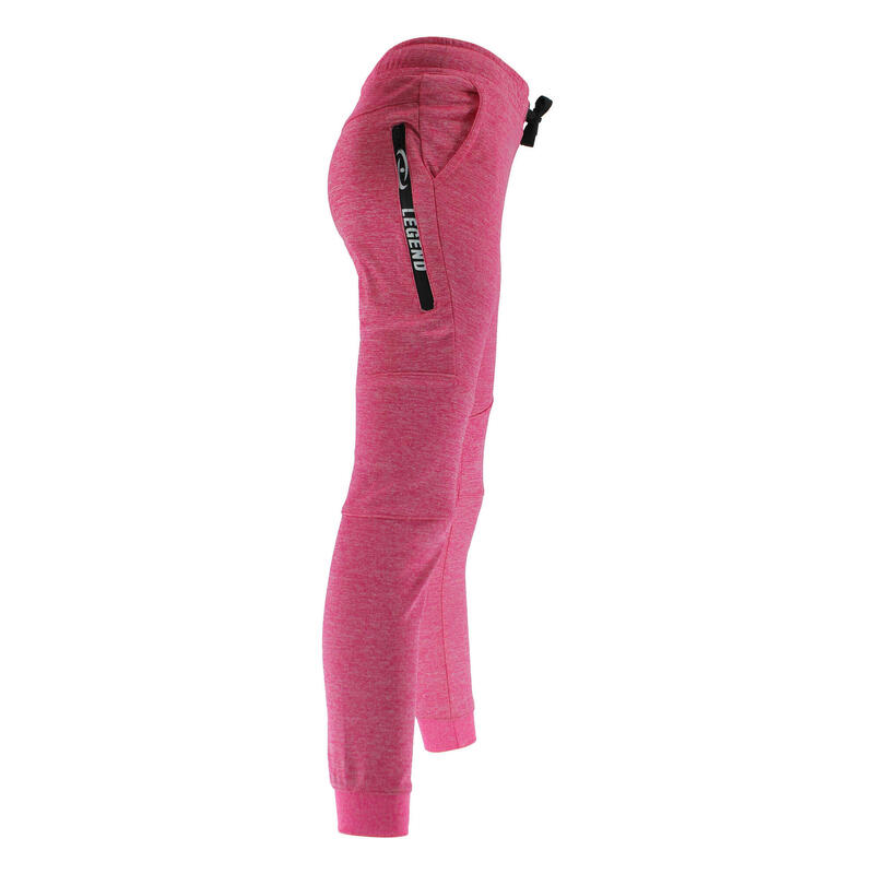 Joggingbroek Meisjes/Dames Roze SlimFit Polyester Fitness en Hardlopen