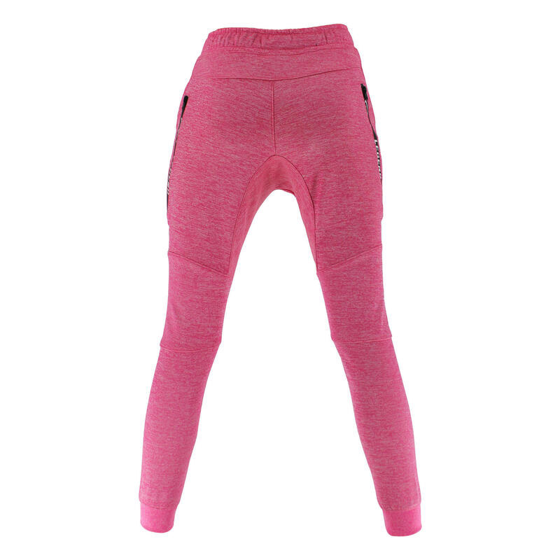 Pantalons de survêtement Filles/Dames Rose SlimFit Polyester
