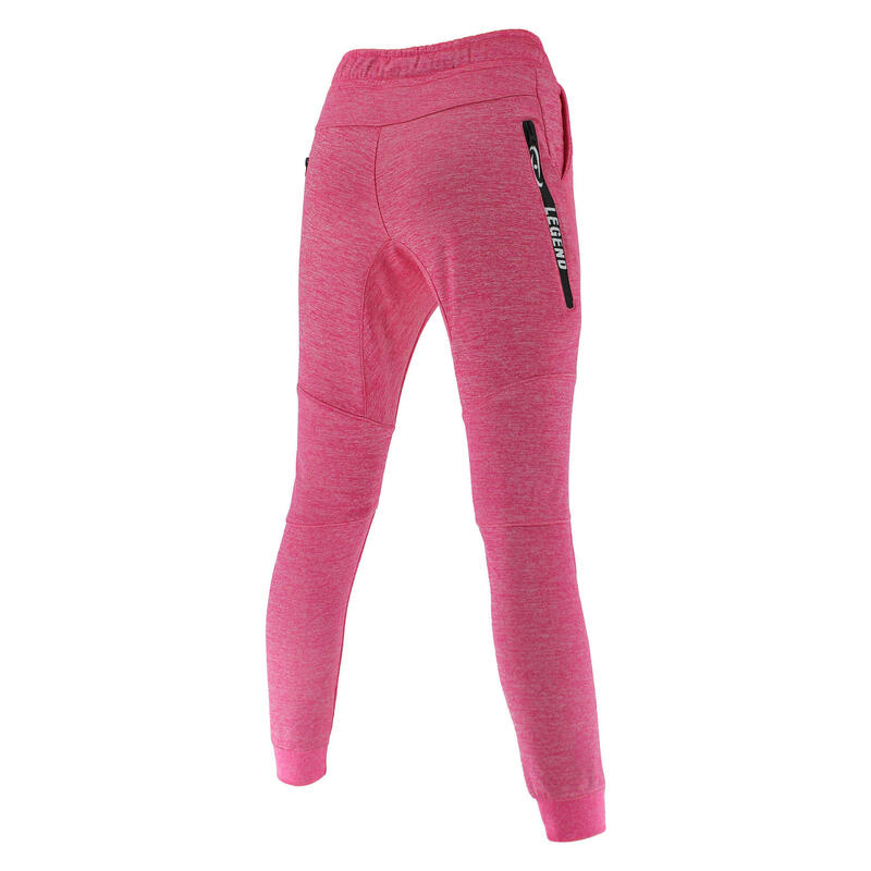 Joggingbroek Meisjes/Dames Roze SlimFit Polyester Fitness en Hardlopen