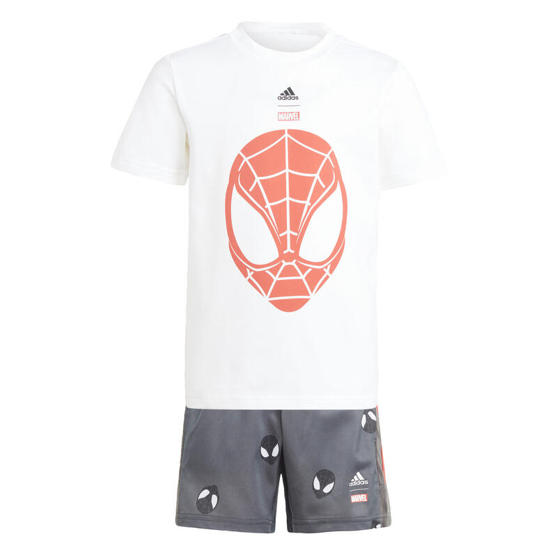 Conjunto camiseta y pantalón corto adidas x Marvel Spider-Man