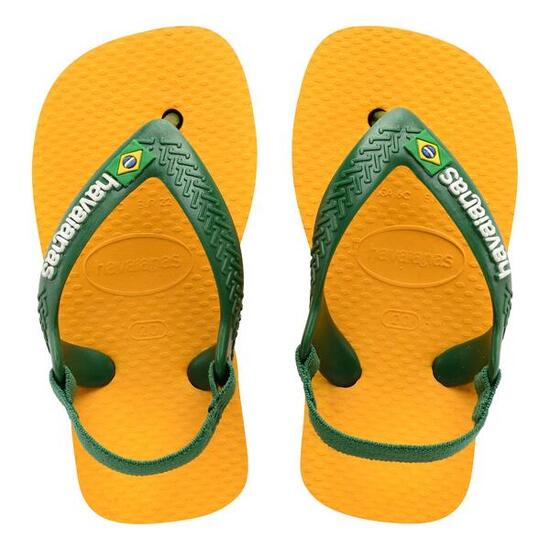 Tong Enfant à élastique Havaianas Baby Brasil Logo - Enfant