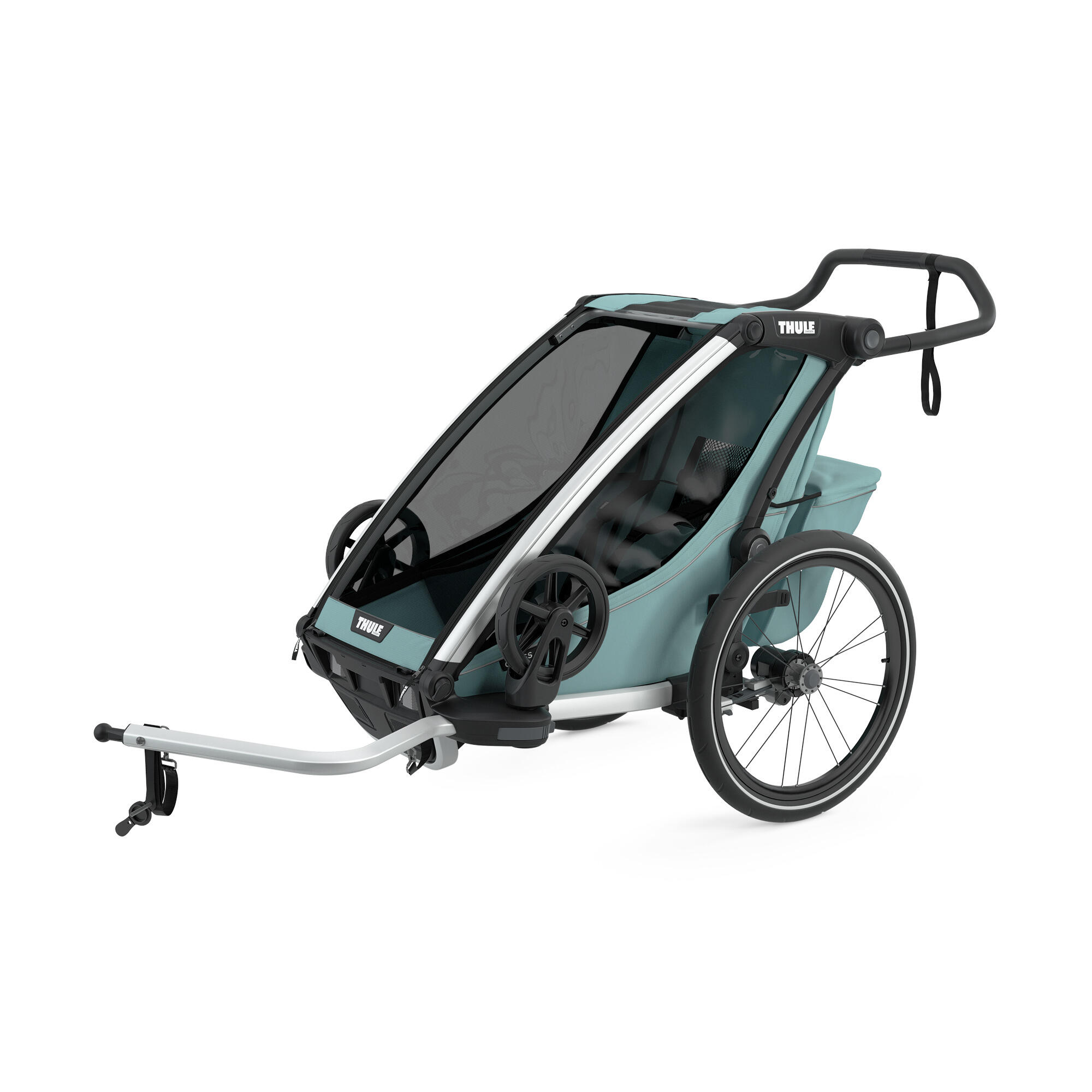 Thule - Remorque Multisport Thule Chariot Cross Single Grey - Remorque À Vélo - Bleu|gris - No Size - Decathlon