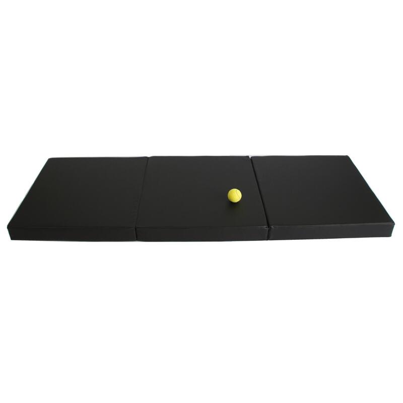 Turnmatte Klappbar 180 x 70 x 8 cm Weichbodenmatte Schwarz