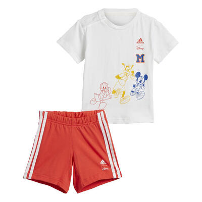 Adidas x disney mickey mouse t-shirt en short set