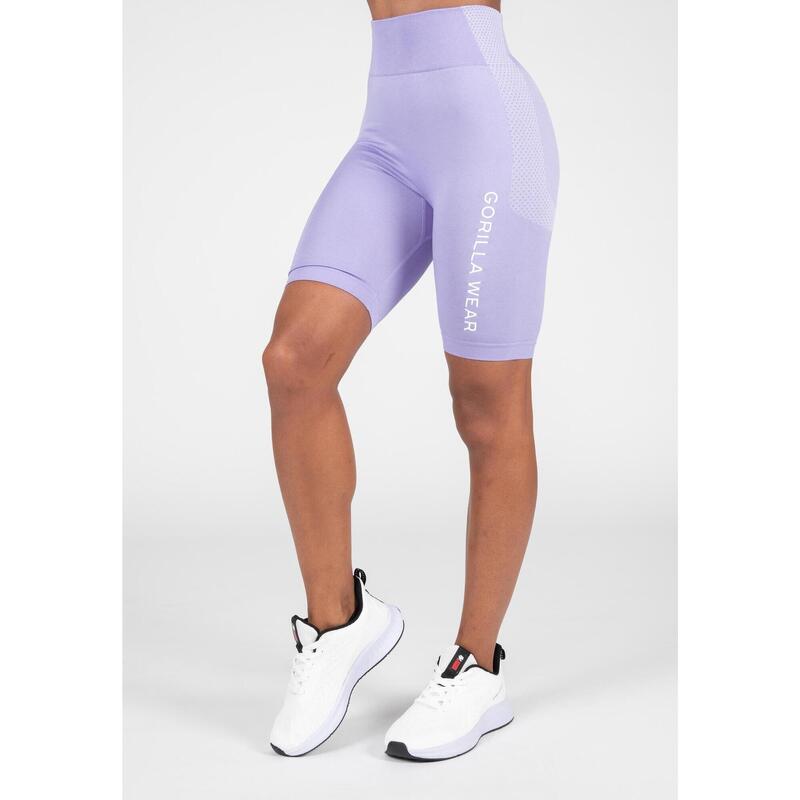 Gorilla Wear Selah Seamless Cycling Shorts - Light Blue – Urban Gym Wear