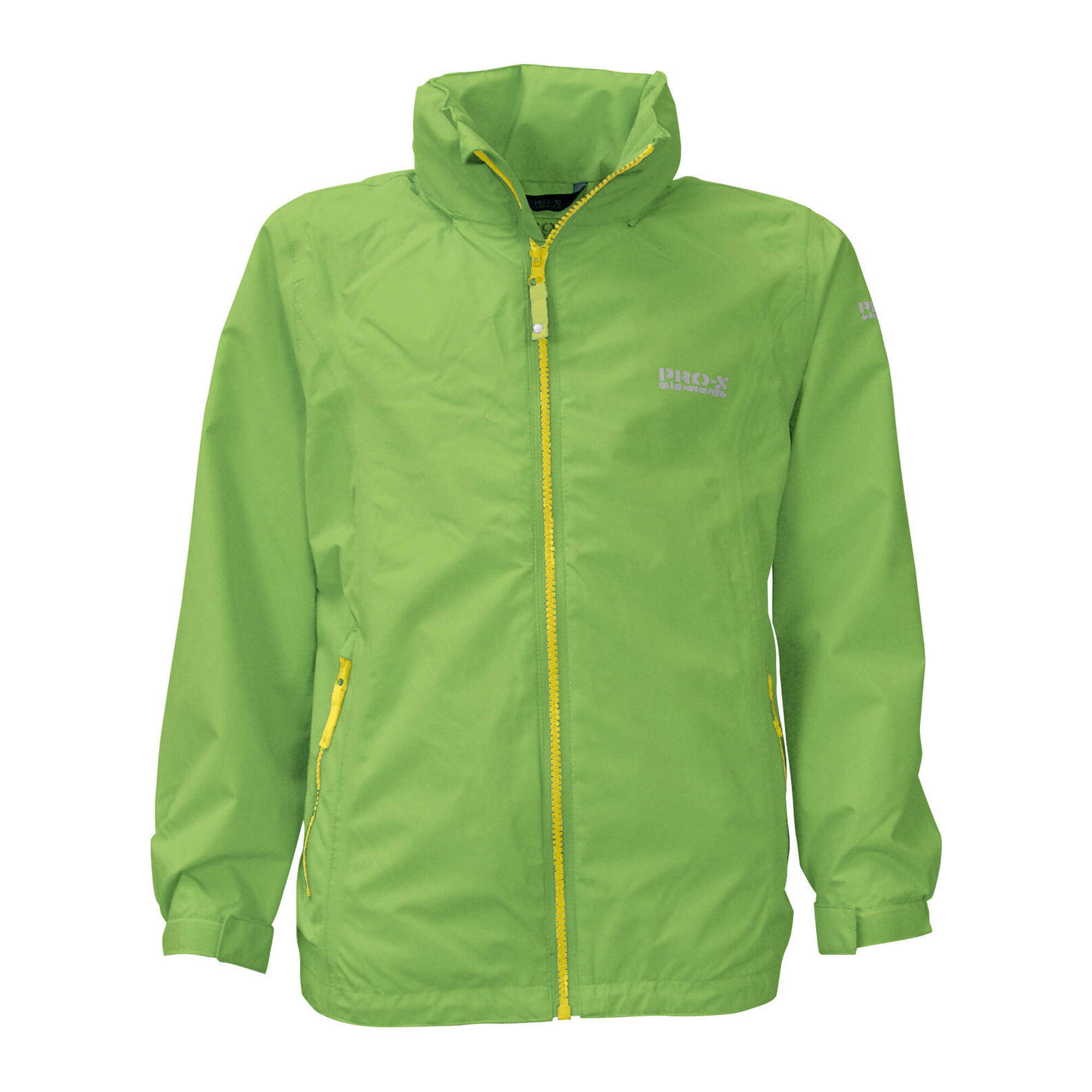 Girl's rain jacket LINA Kiwi-Green