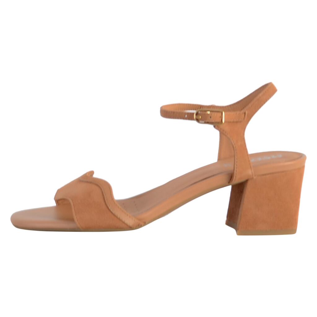 Geox Women's Brown Leather Sandals D N.eraklia 50 E