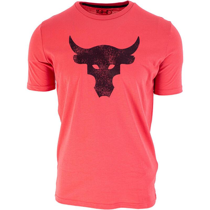 Camiseta Under Armour Project Rock Brahma Bull, Rosado, Hombre