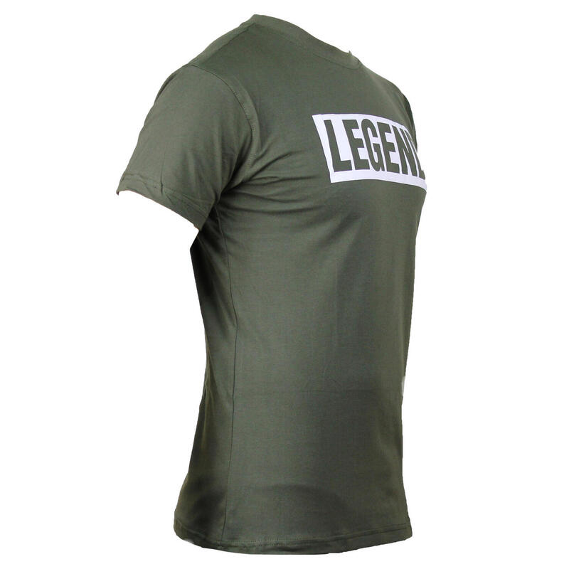 t-shirt Inspiration Enfant/Adulte Vert Armée Polyester/Coton