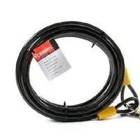 Durable Spiral Lock 10 Meters x 10 mm in Smoke Color