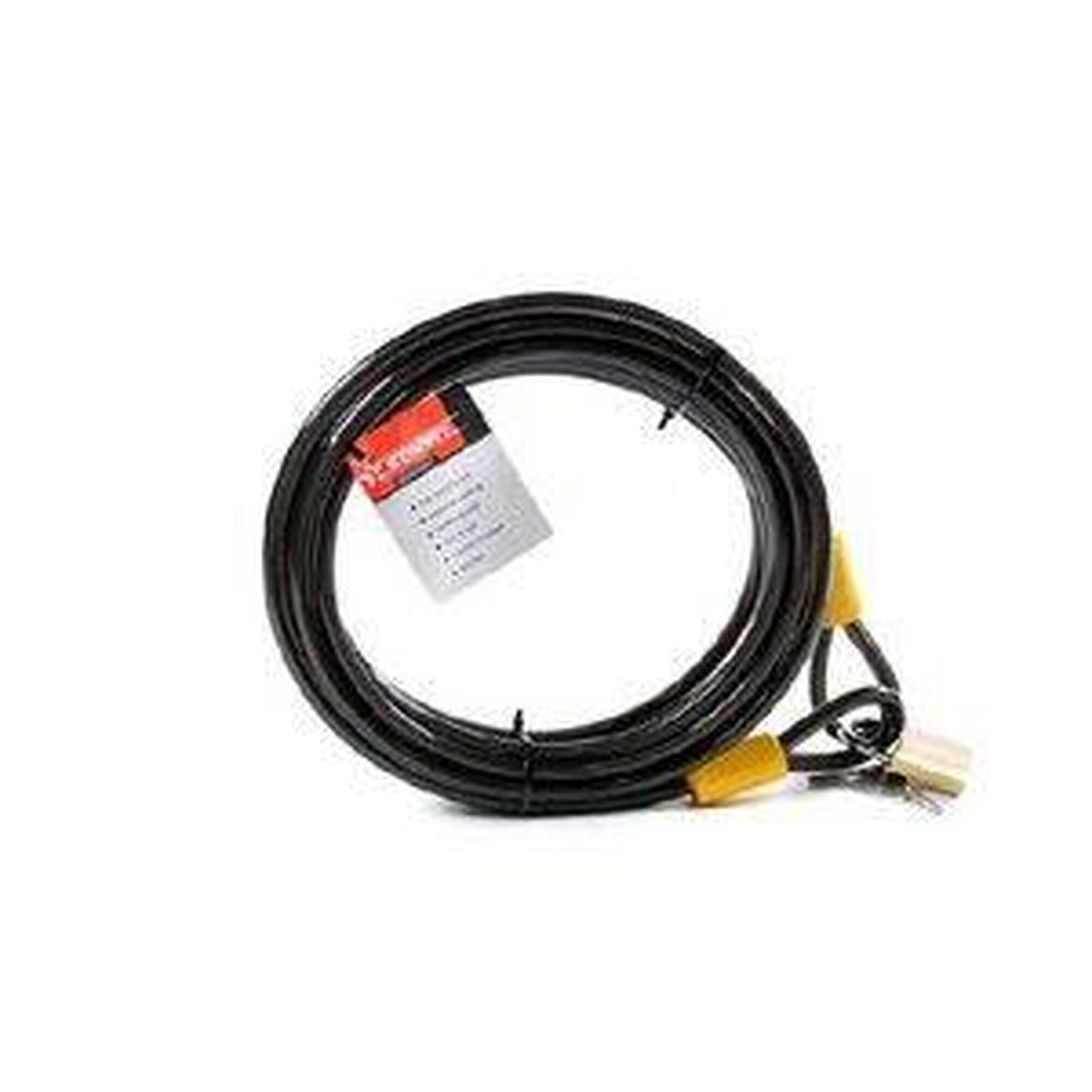 PYTHON Lynx Spiraalslot 10 meter x 10 mm - Smoke