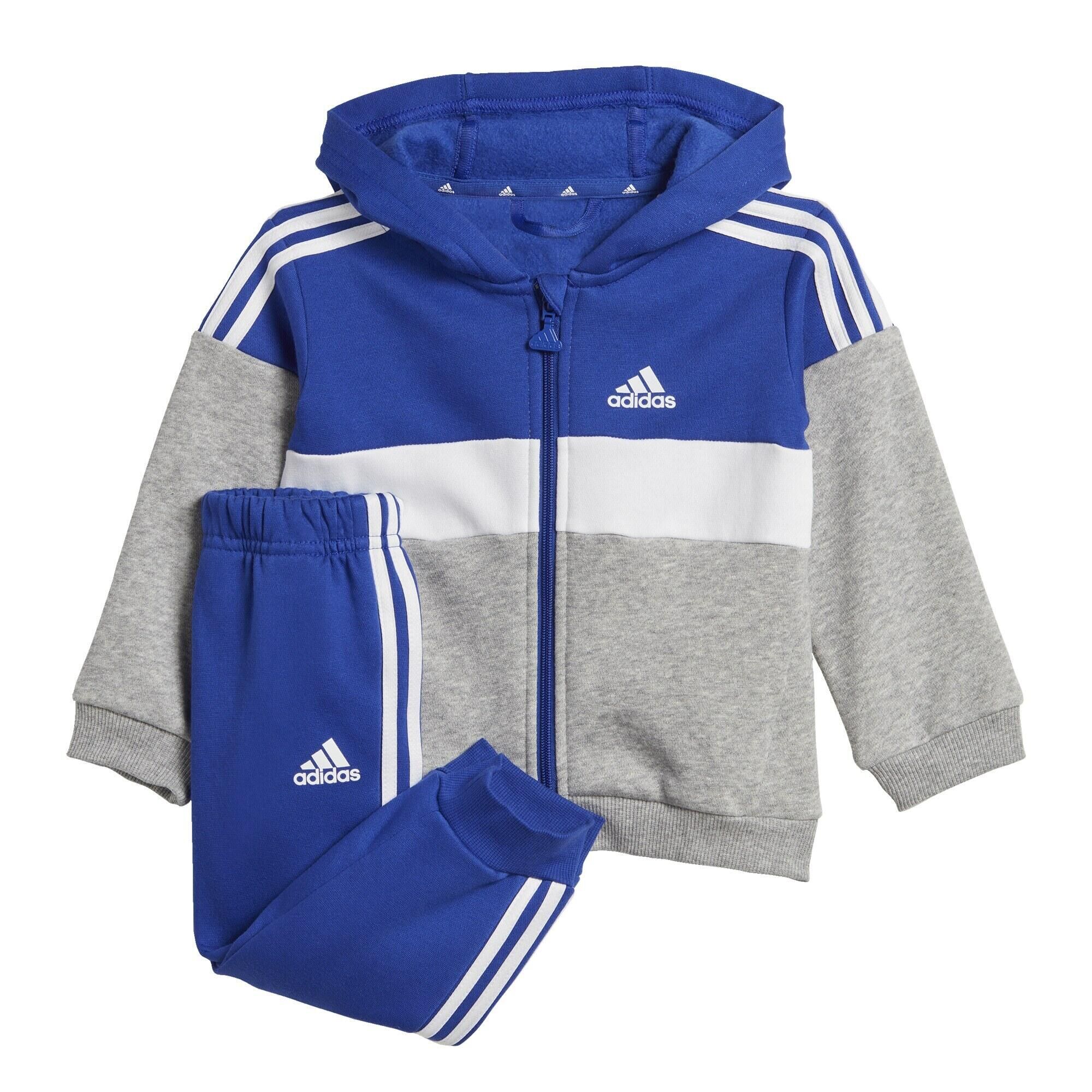 ADIDAS Tiberio 3-Stripes Colorblock Fleece Track Suit Kids