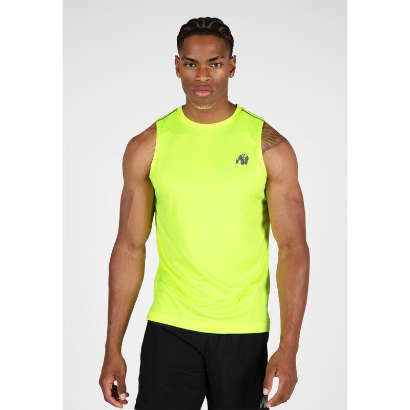 Playera sin mangas de running transpirable negra para hombre Dry - Decathlon