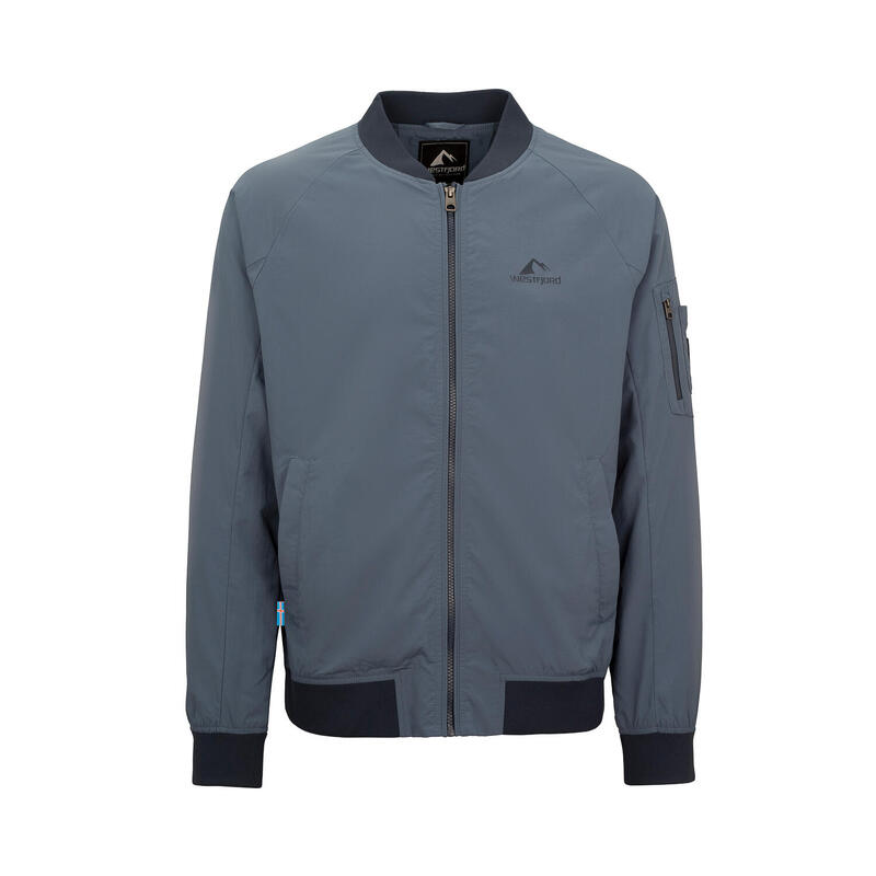 veste Bomber imperméable pour hommes REYJAVIK Gris-bleu