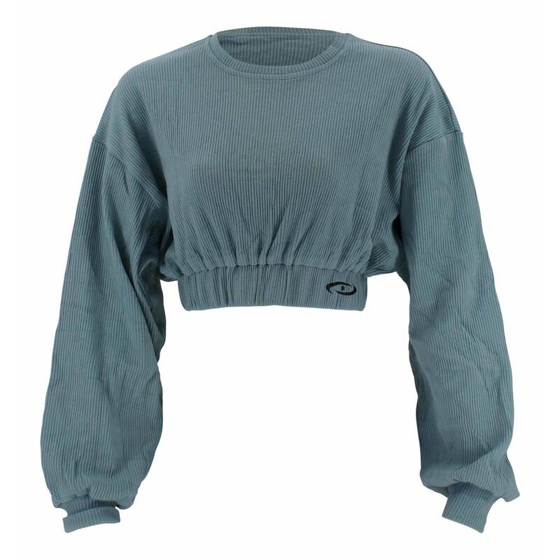 Pull femme à la mode cyan