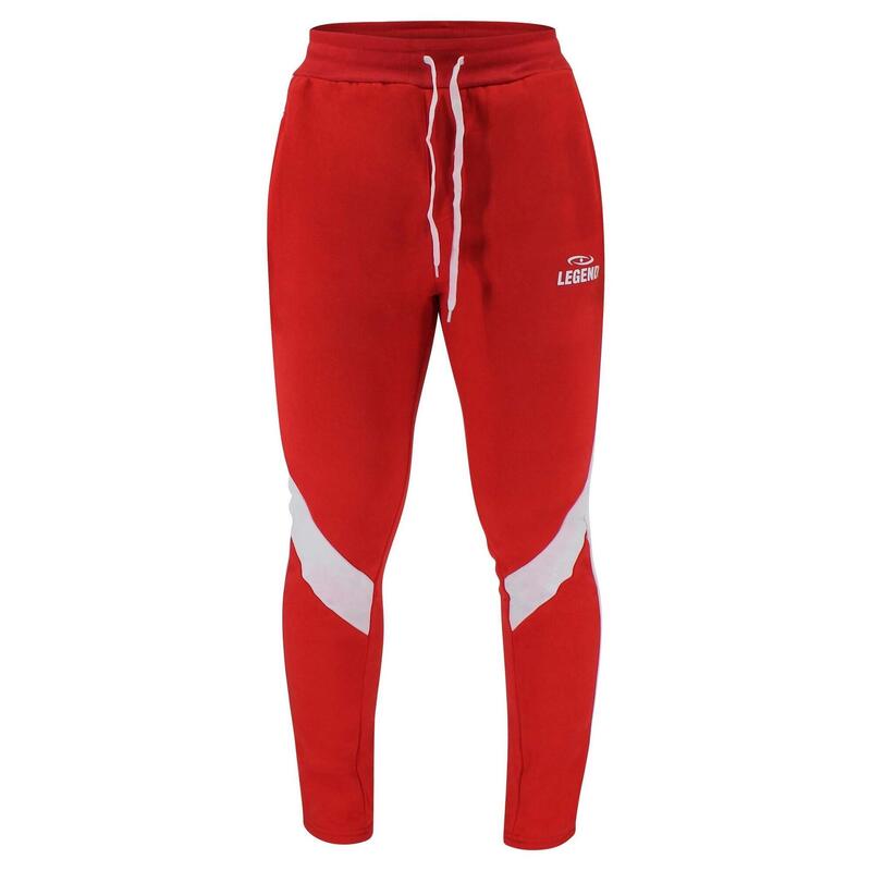 Joggingbroek dames/heren Rood Fleece Fitness en Hardlopen