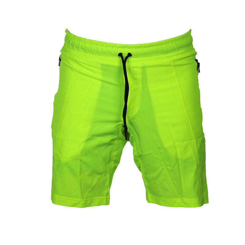 Short avec poches zippées Enfants/Adultes Polyester Vert Fluo