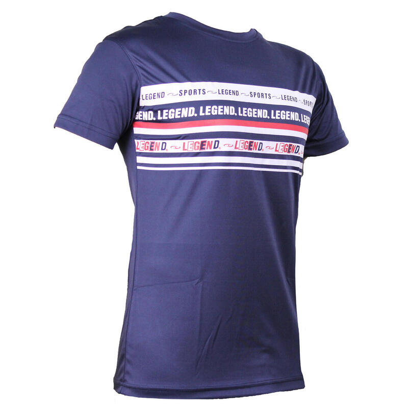 t-shirt Sports Enfants/Adultes Bleu Marine Polyester/Coton