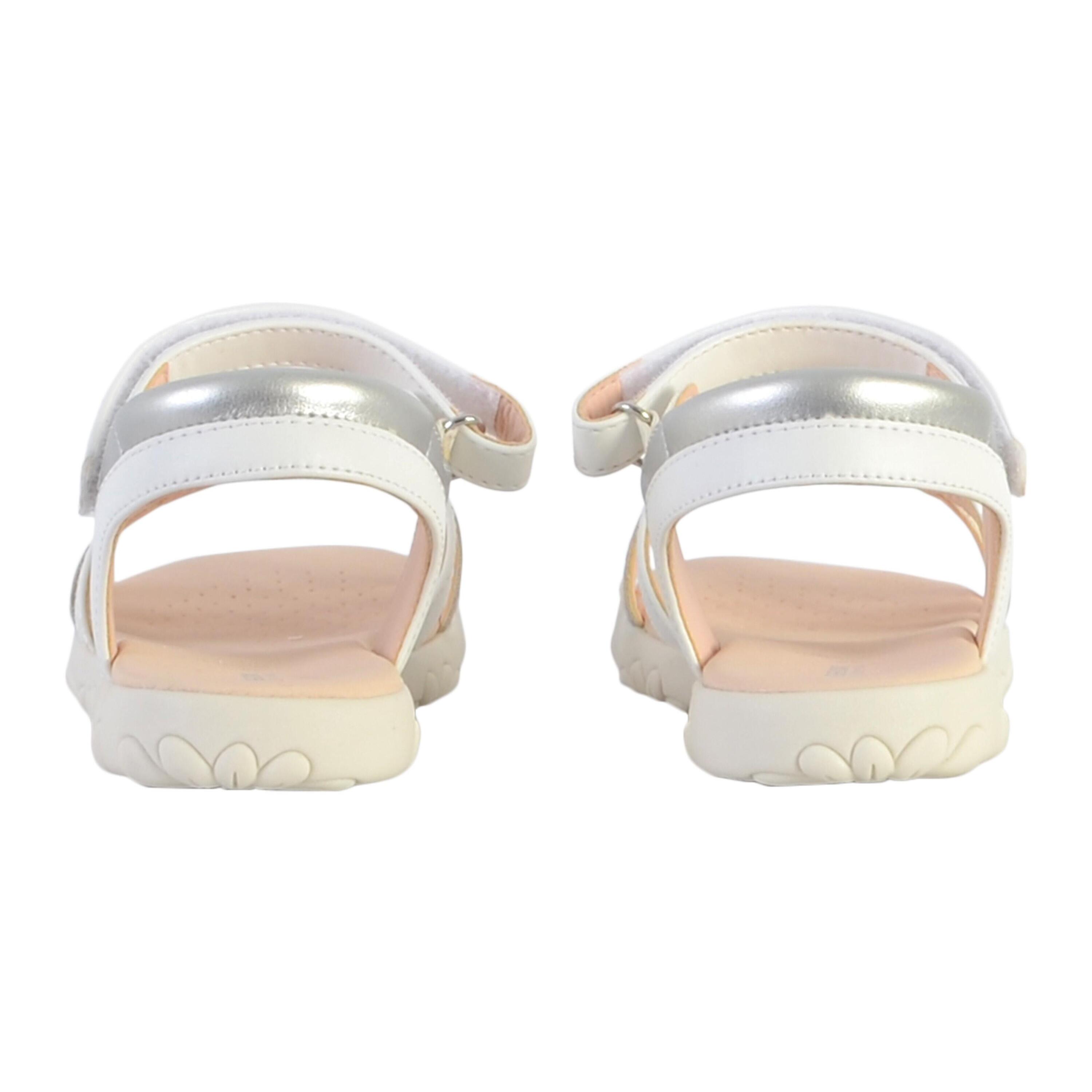 Sandalias Niña Geox J258za 054aj Blanco 4/5