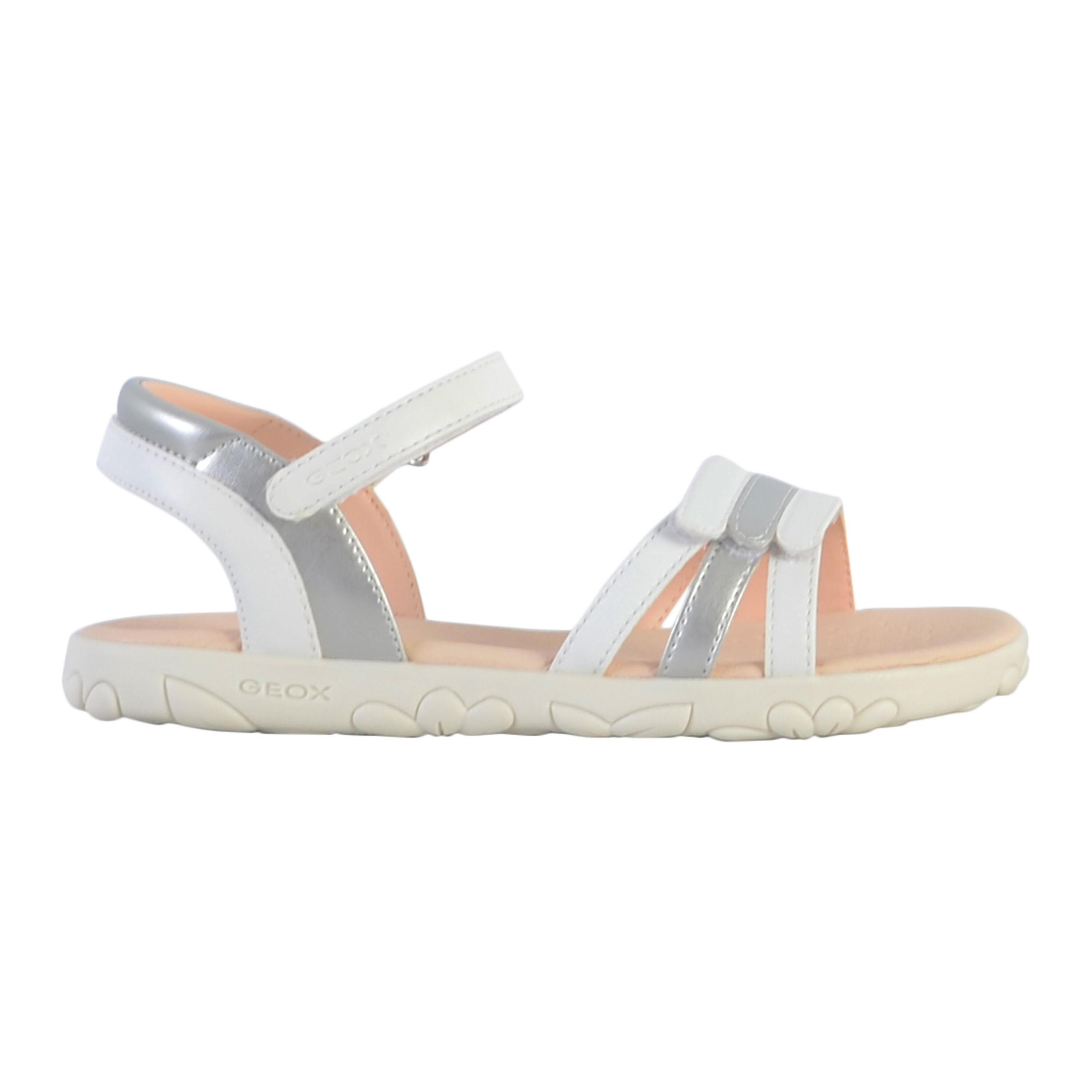 Sandalias Niña Geox J258za 054aj Blanco 2/5