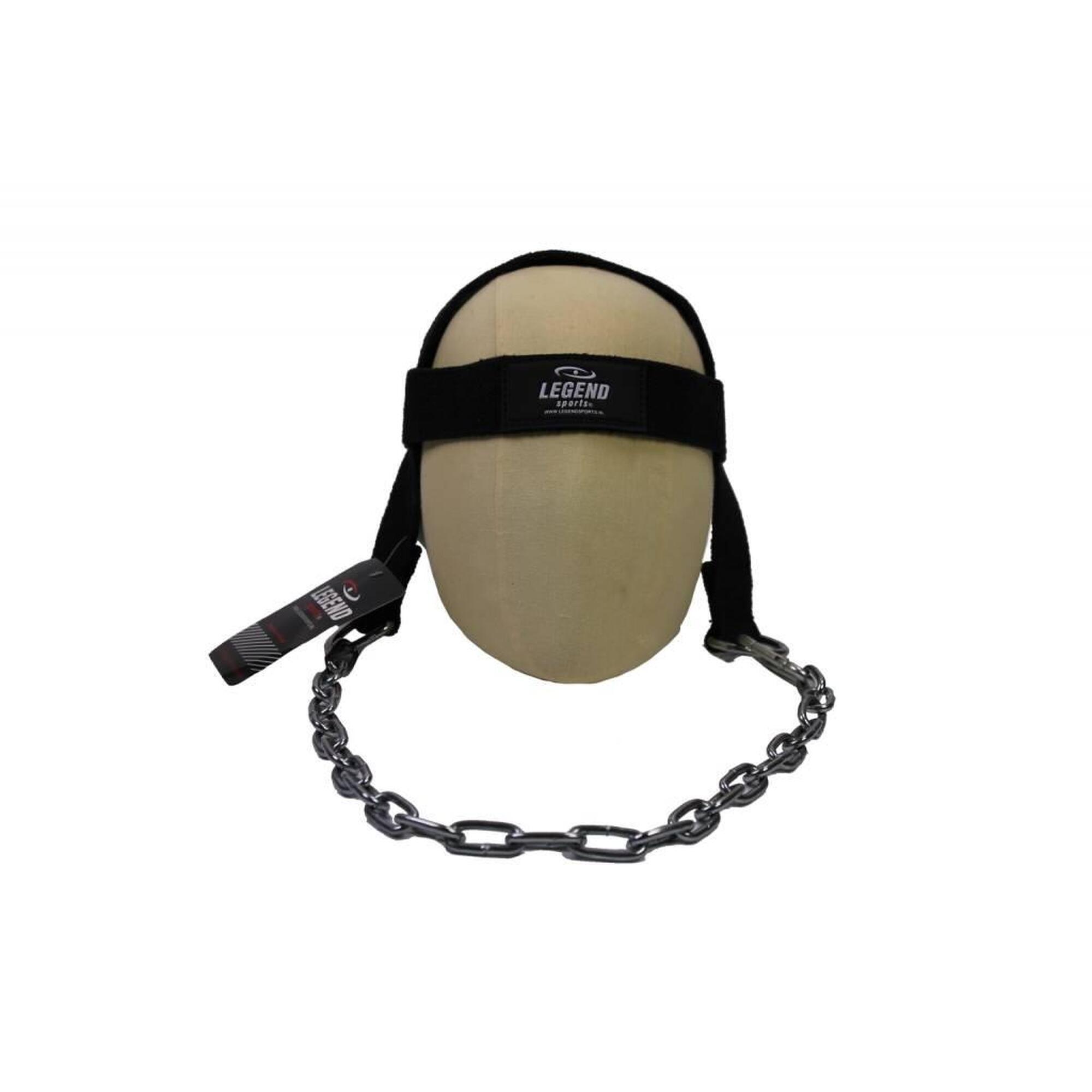 LEGEND SPORTS Nek Trainer Heren/Dames Zwart - Hoge kwaliteit polyester - Hoogste kwaliteit -