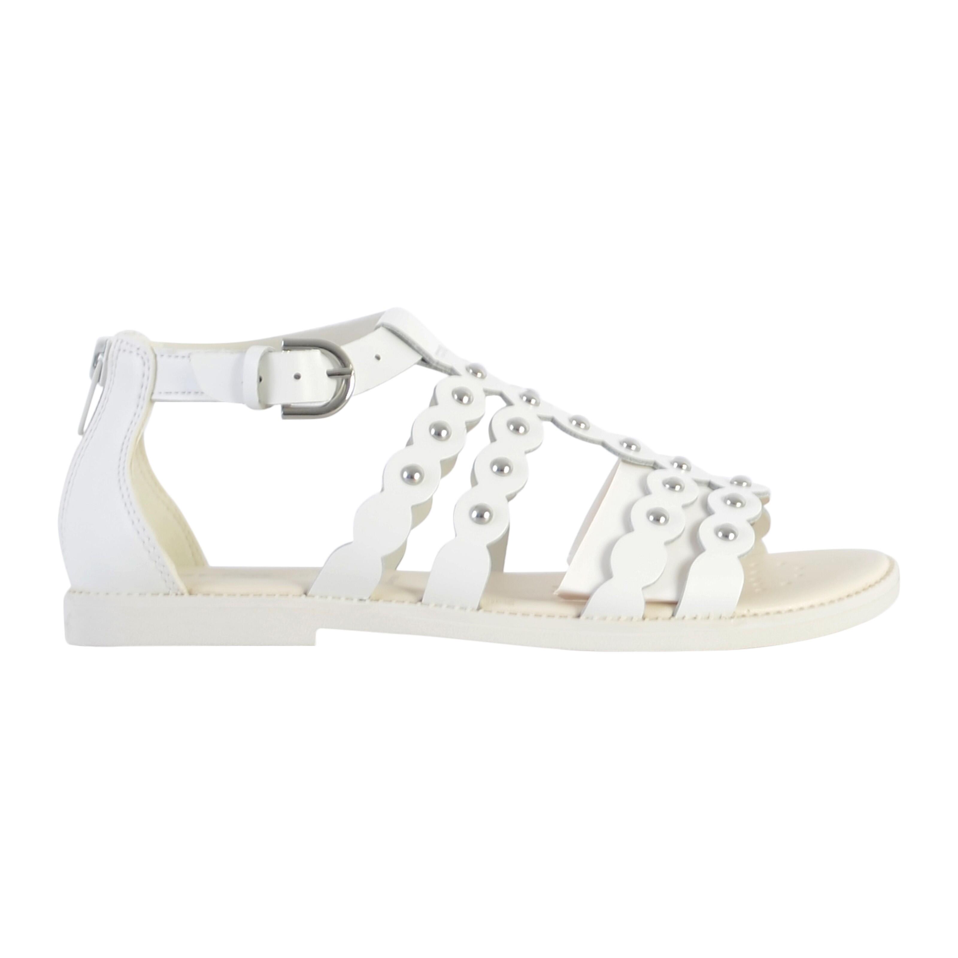 Sandały GEOX J SANDAL KARLY GIRL Biały