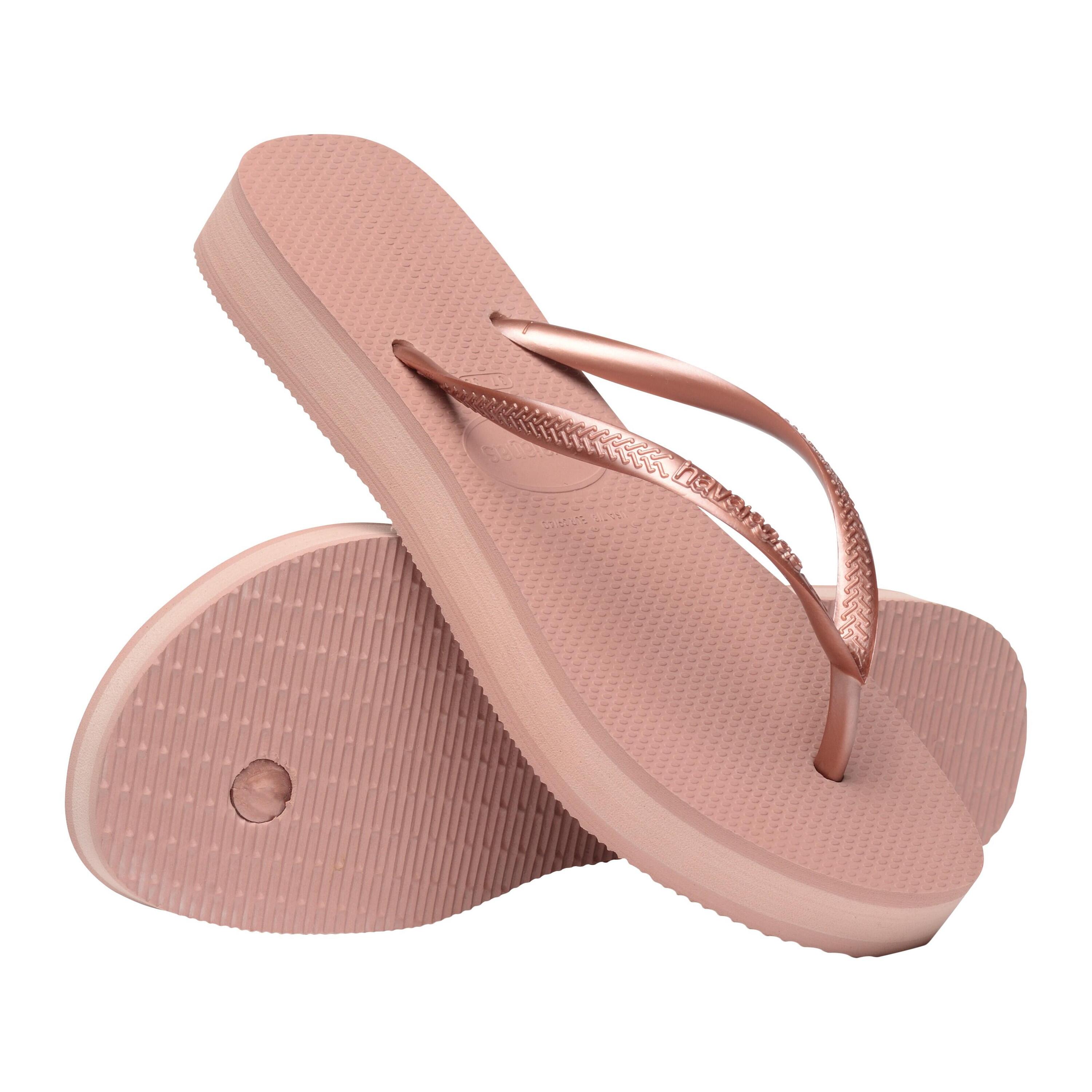 Chinelos Havaianas Modelo Slim Flatform Cor Rosa 5/7