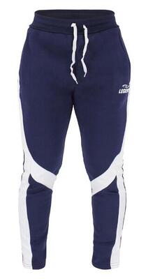 Joggingbroek dames/heren navy fleece fitness en hardlopen