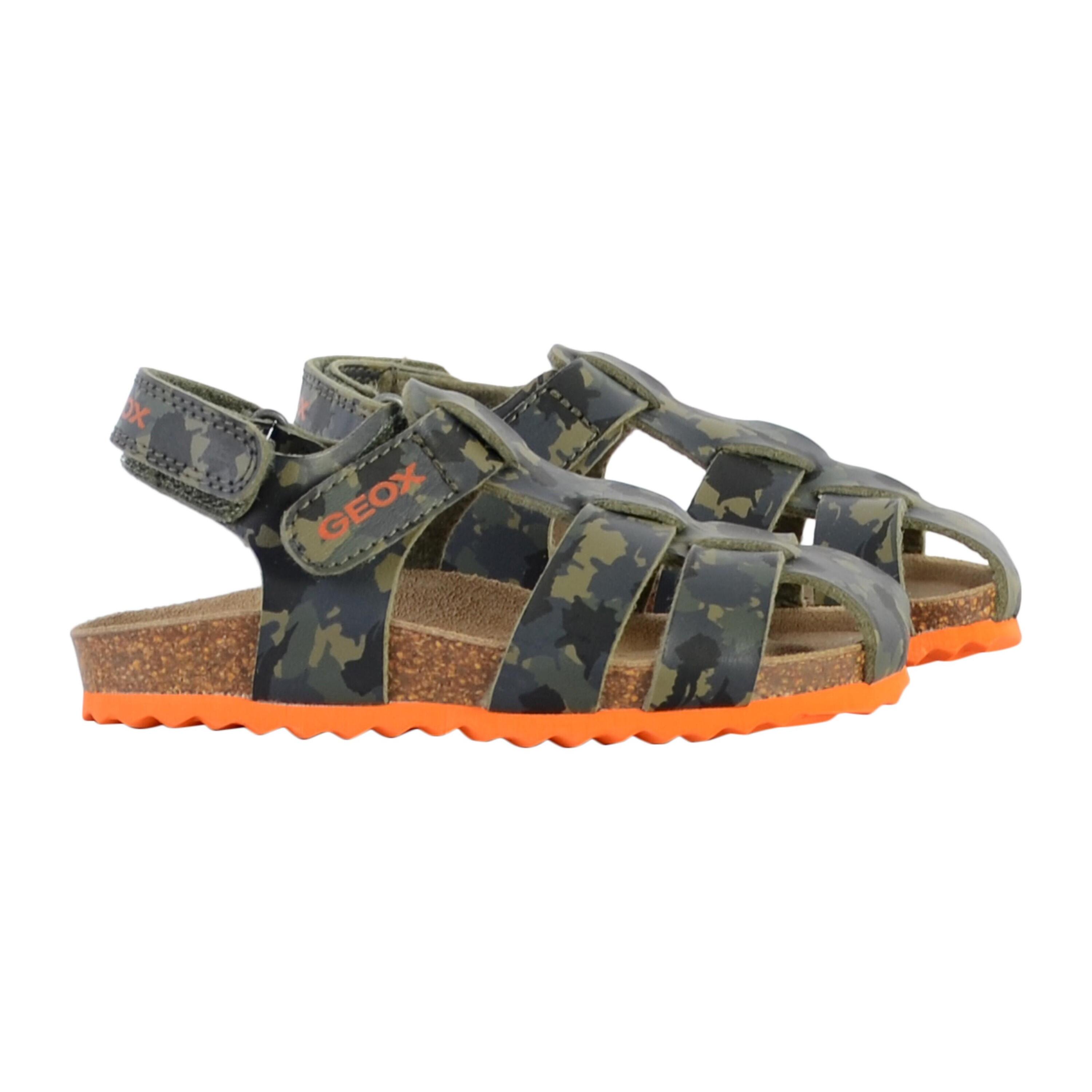 Geox Modelo B Sandal Chalki Boy Cor Verde 3/5