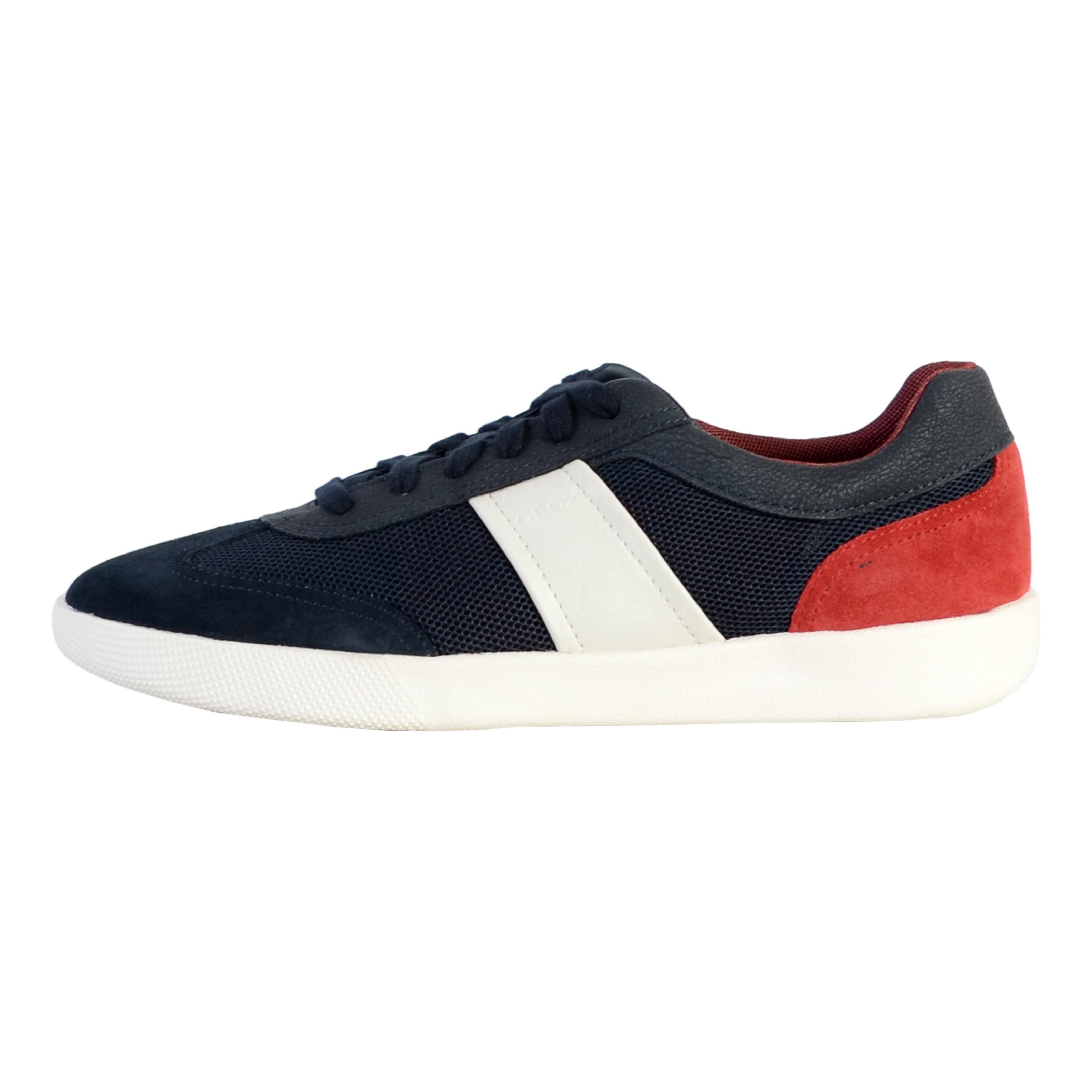 Geox - Basket Cuir Geox U Rieti Mesh - Homme - Baskets - Noir - 40 - Decathlon