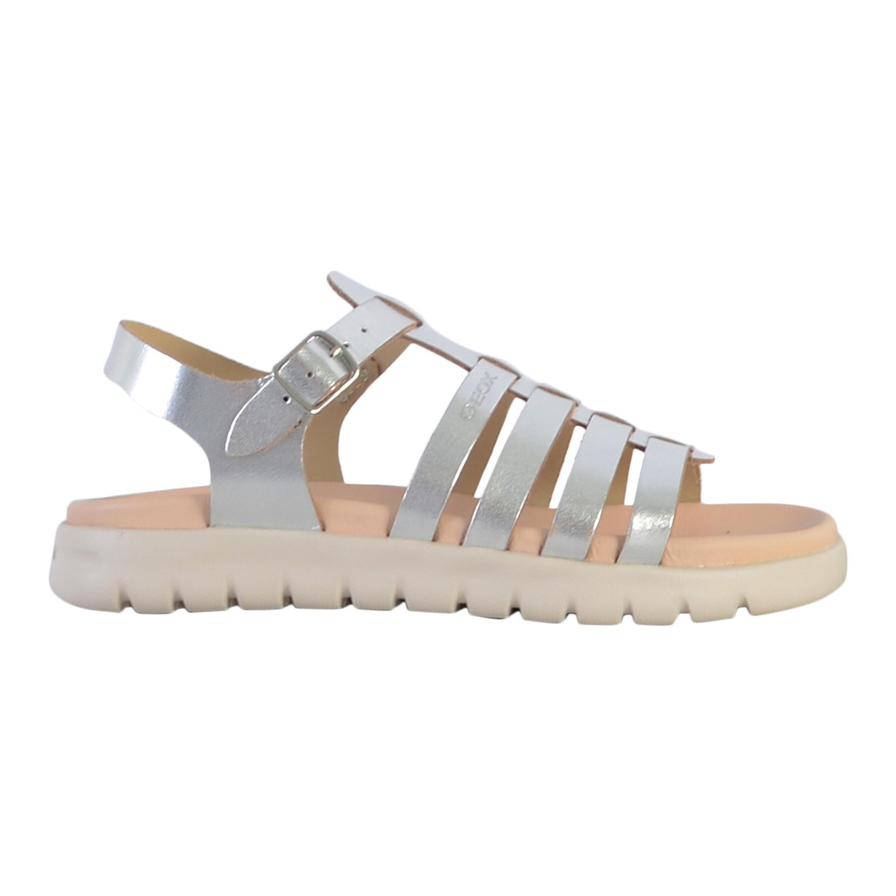 Sandalen Geox Modell J S. Soleima G.b - Metal.lea Farbe Silber 2/5