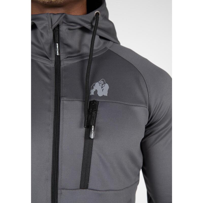 Gorilla Wear Scottsdale Trainingsjas - Track jacket - Grijs/Gray - 3XL