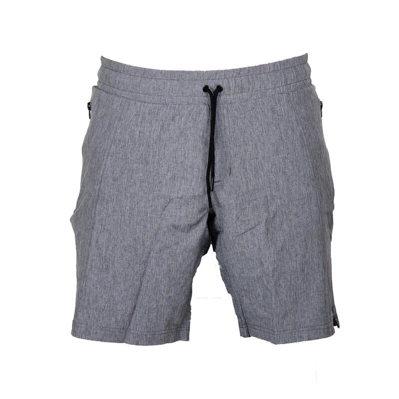 Short avec poches zippées Enfant/Adulte Gris Polyester