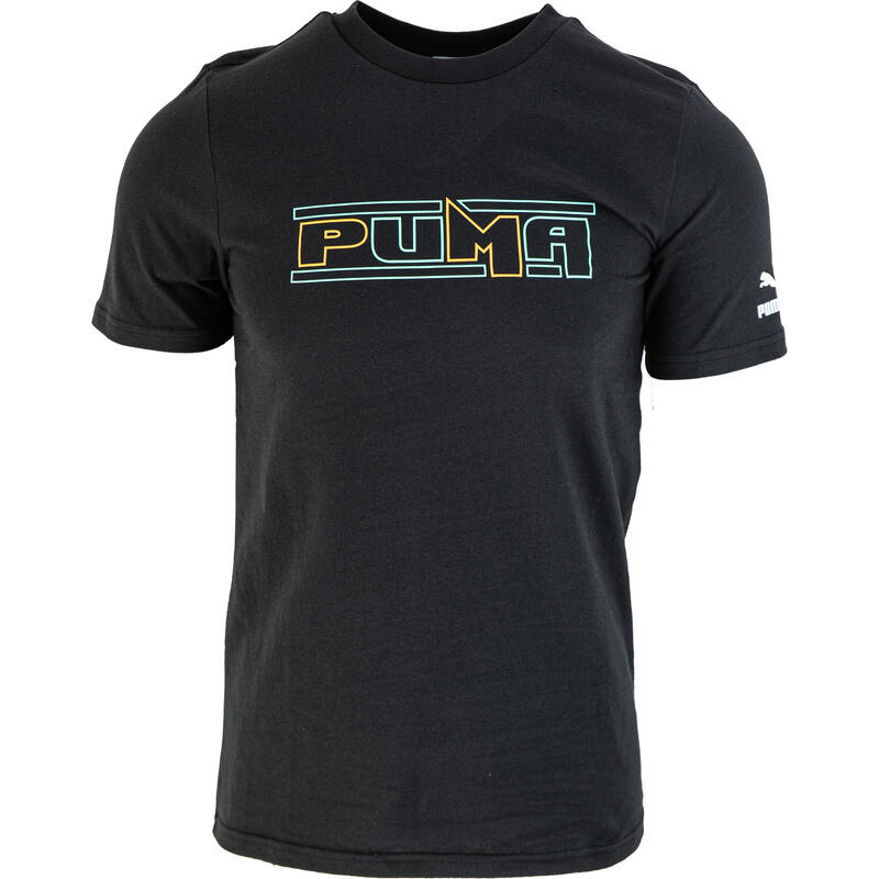 Tricou barbati Puma SWxP Graphic Tee, Negru