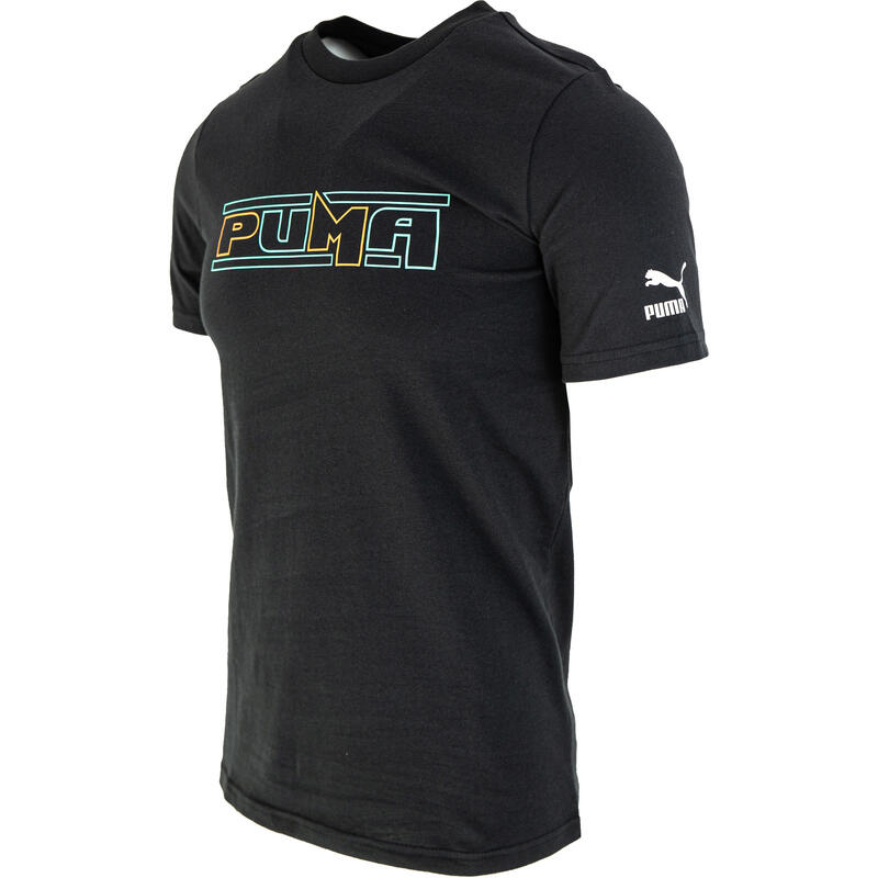 Tricou barbati Puma SWxP Graphic Tee, Negru