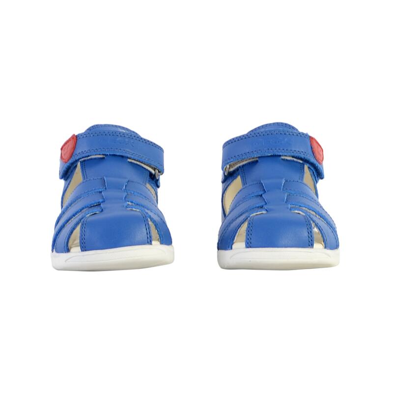 Sandale Plate Cuir Geox Enfant Macchia