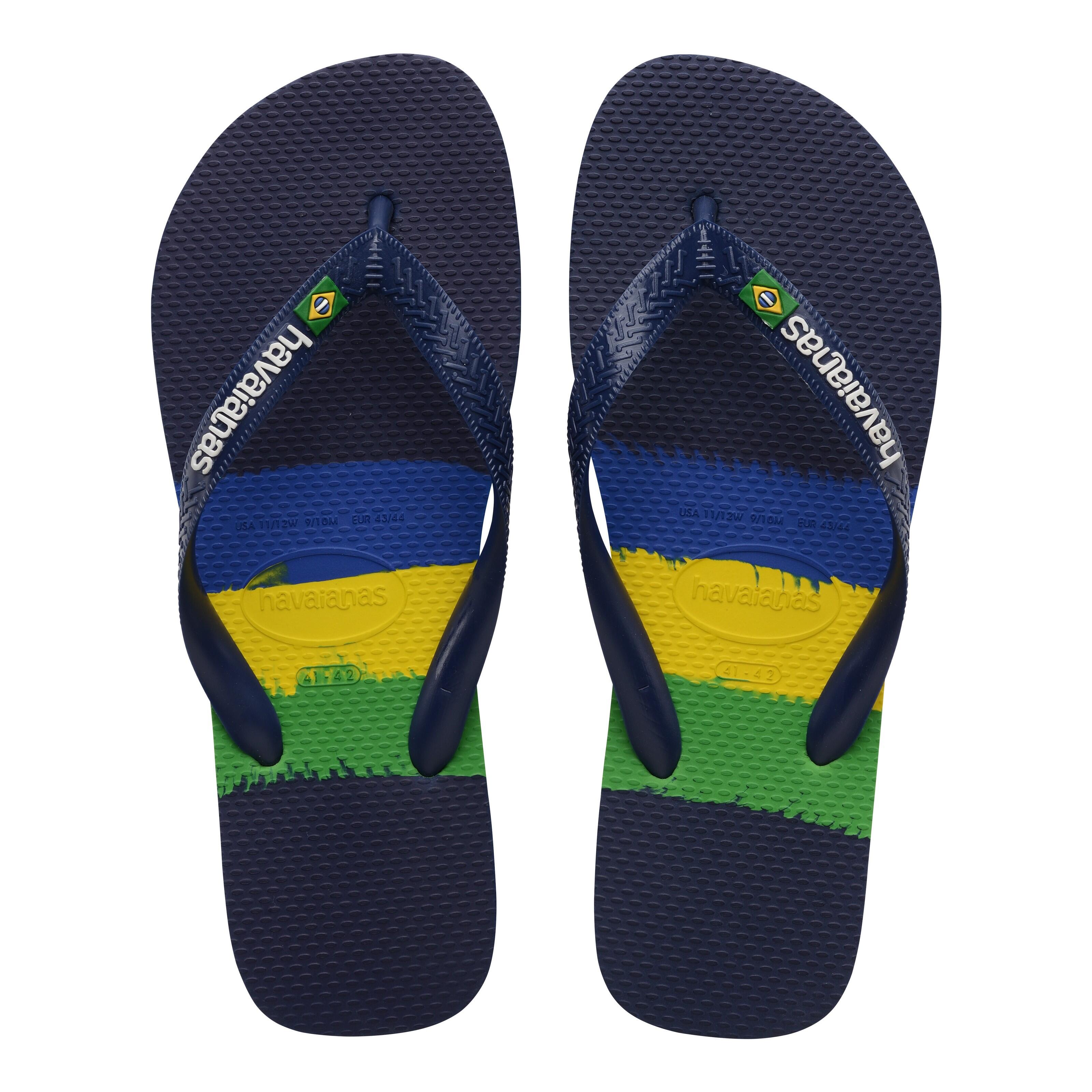 Havaianas - Tong À Enfiler Havaianas Brasil Tech - Homme - Tongs - Bleu - 39/42 - Decathlon