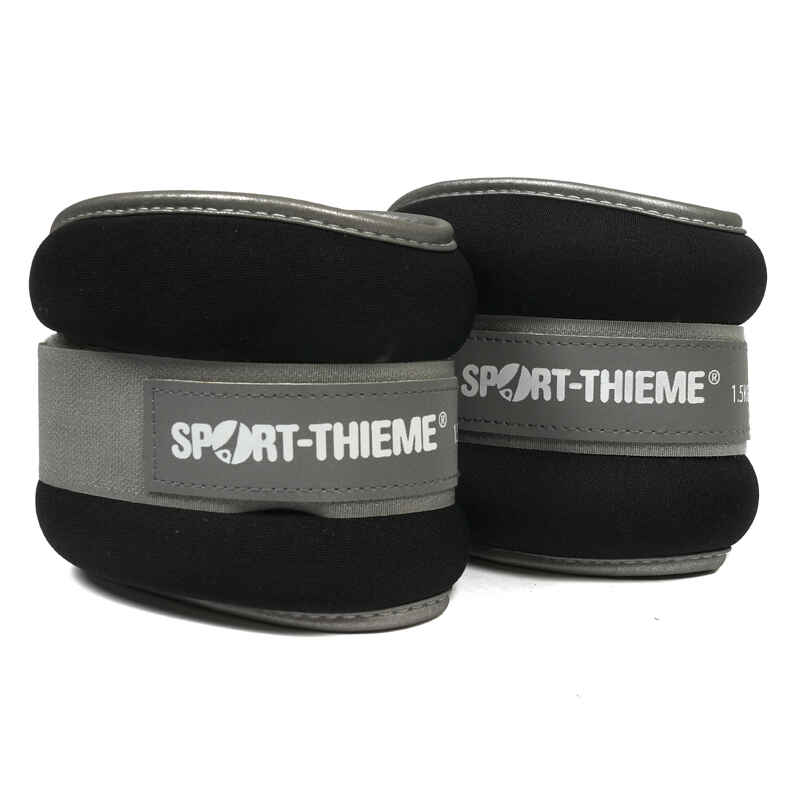 Sport-Thieme Gewichtsmanschetten Premium, 1,5 kg, Schwarz
