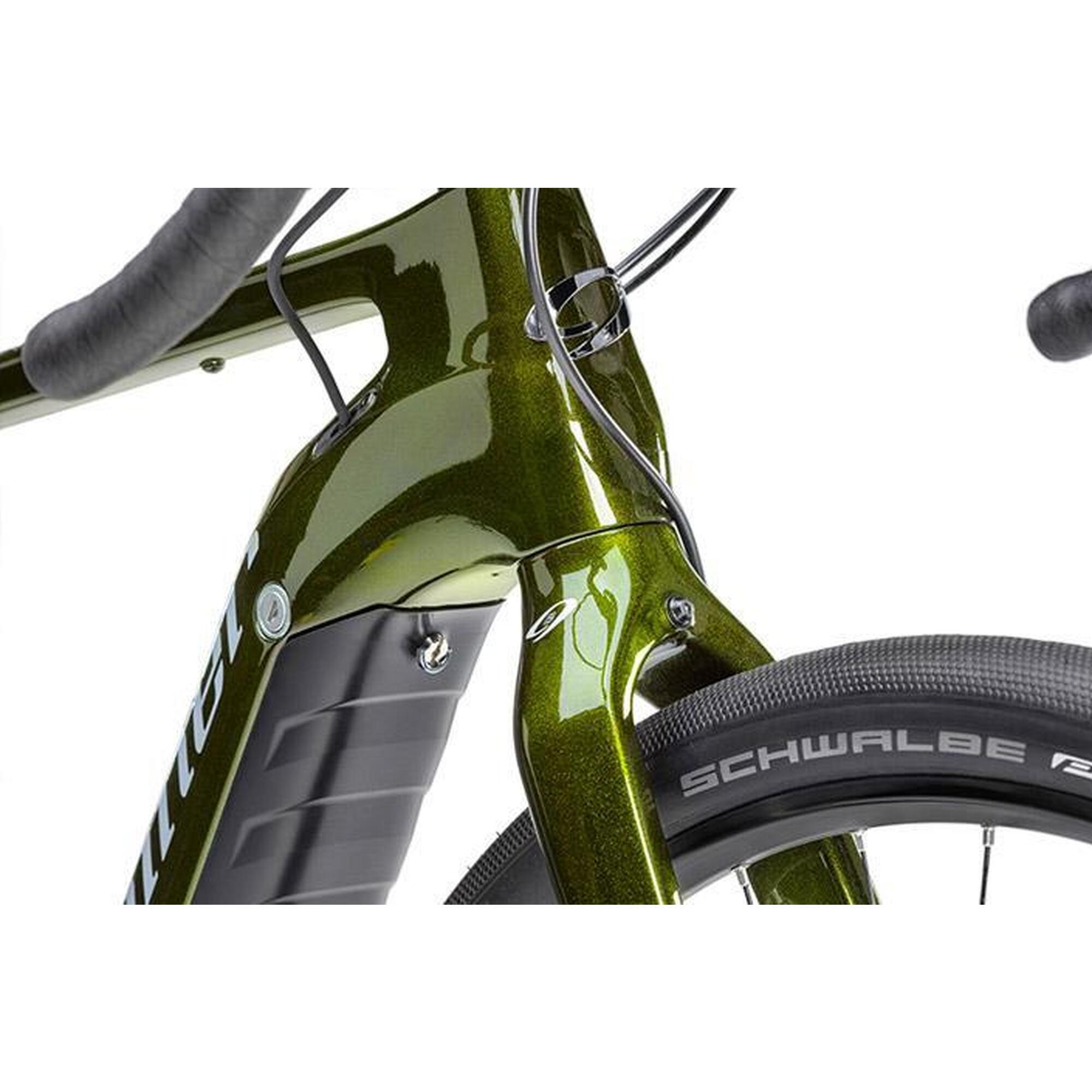 Bicicleta EBike Carbono Gravel Carretera RLT E9 RDO 4 STAR Musgo