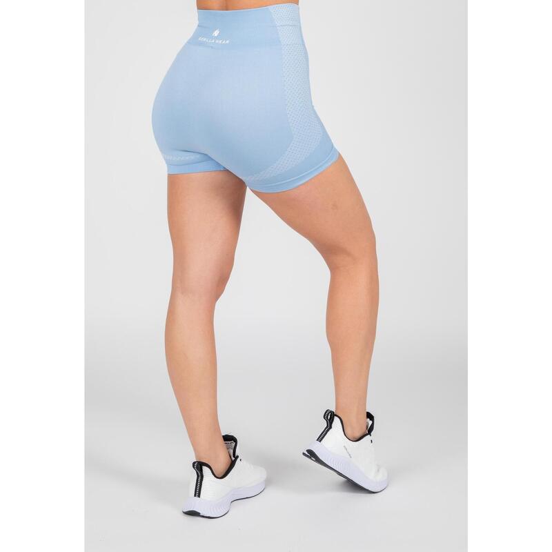 Selah Short sans couture - Bleu clair