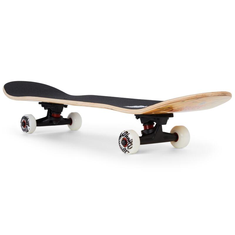 Skate pentru început Skull roșu galben 8.0"