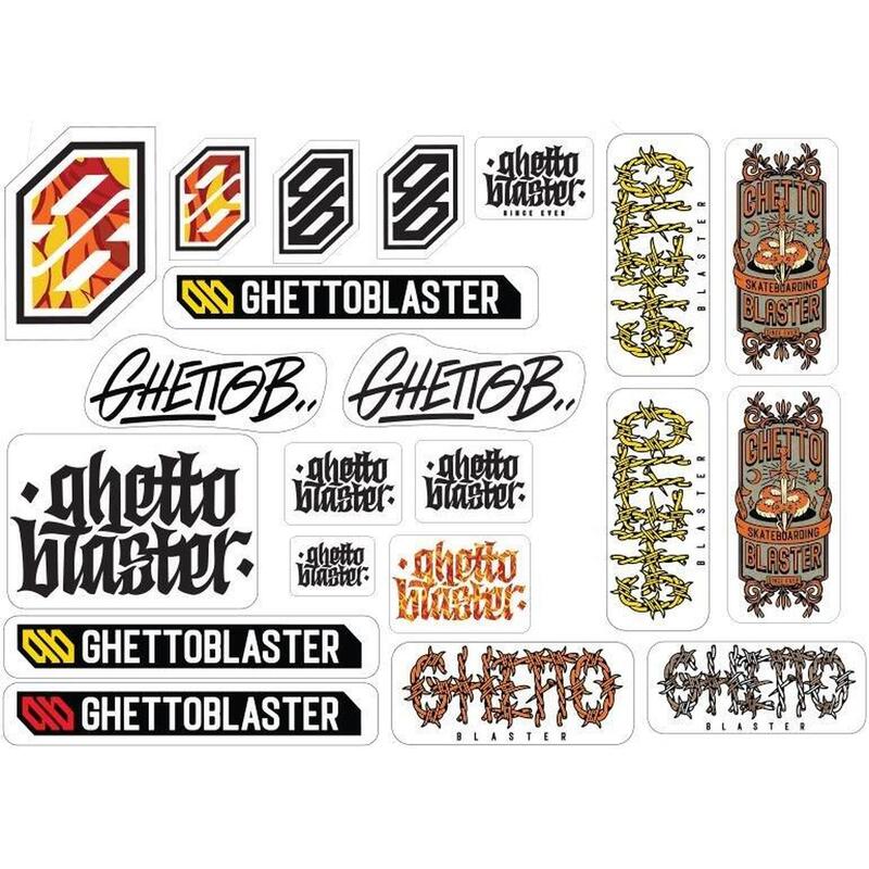 Skateboard Ghettoblaster Logo Rosso 8.125 - Tavola Completa Per Iniziare - Foto 3