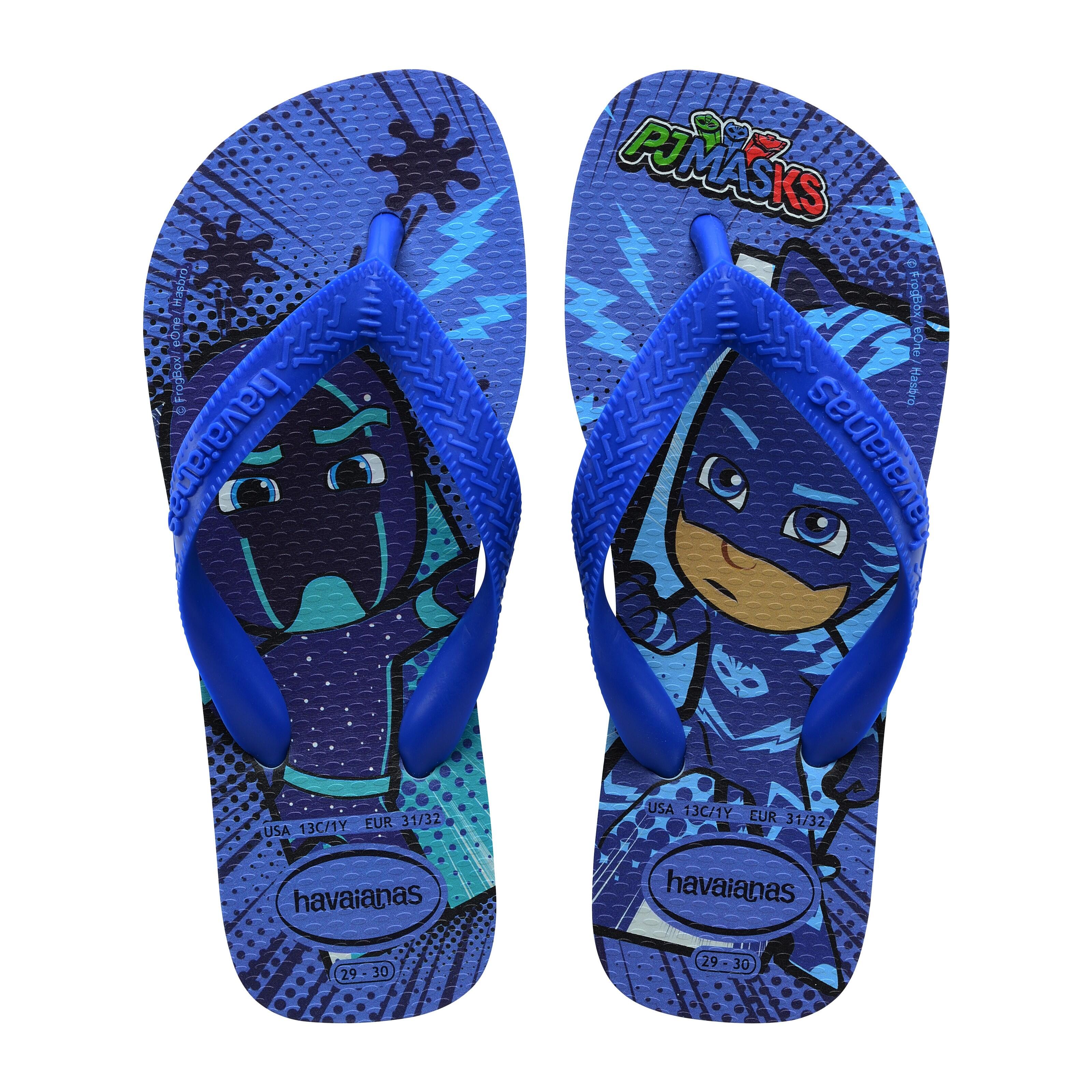 Havaianas - Tong À Enfiler Enfant Havaianas H. K T Pj Masks - Enfant - Tongs - Bleu - 35/38 - Decathlon