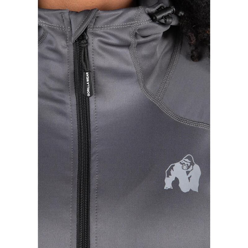 Gorilla Wear Halsey Trainingsjas - Track jacket - Grijs/Gray - XL